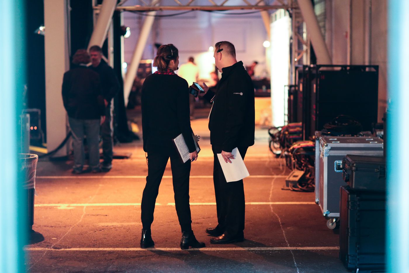 FiveEleven crew backstage